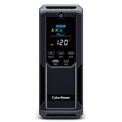 CyberPower BRG1500AVRLCD2 Mini-Tower UPS, UL Rated, Energy Star certified, 12× NEMA 5-15R CyberPower BRG1500AVRLCD2 Mini-Tower UPS, UL Rated, Energy Star certified, 12× NEMA 5-15R